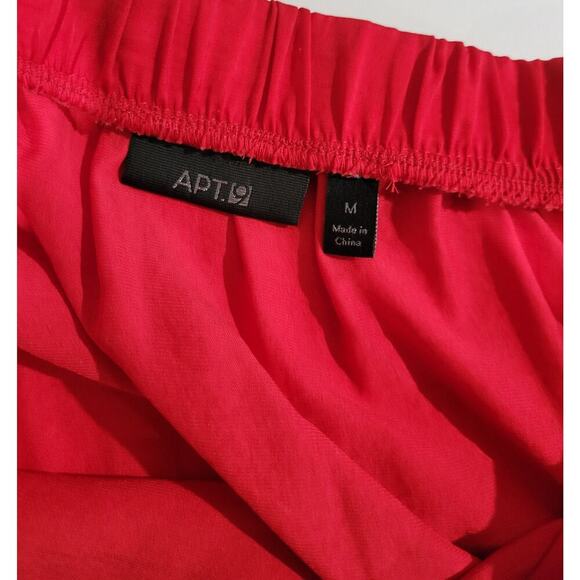 Apt 9 women's red off the shoulder tie sleeves Blouse - medium - Picture 6 of 7